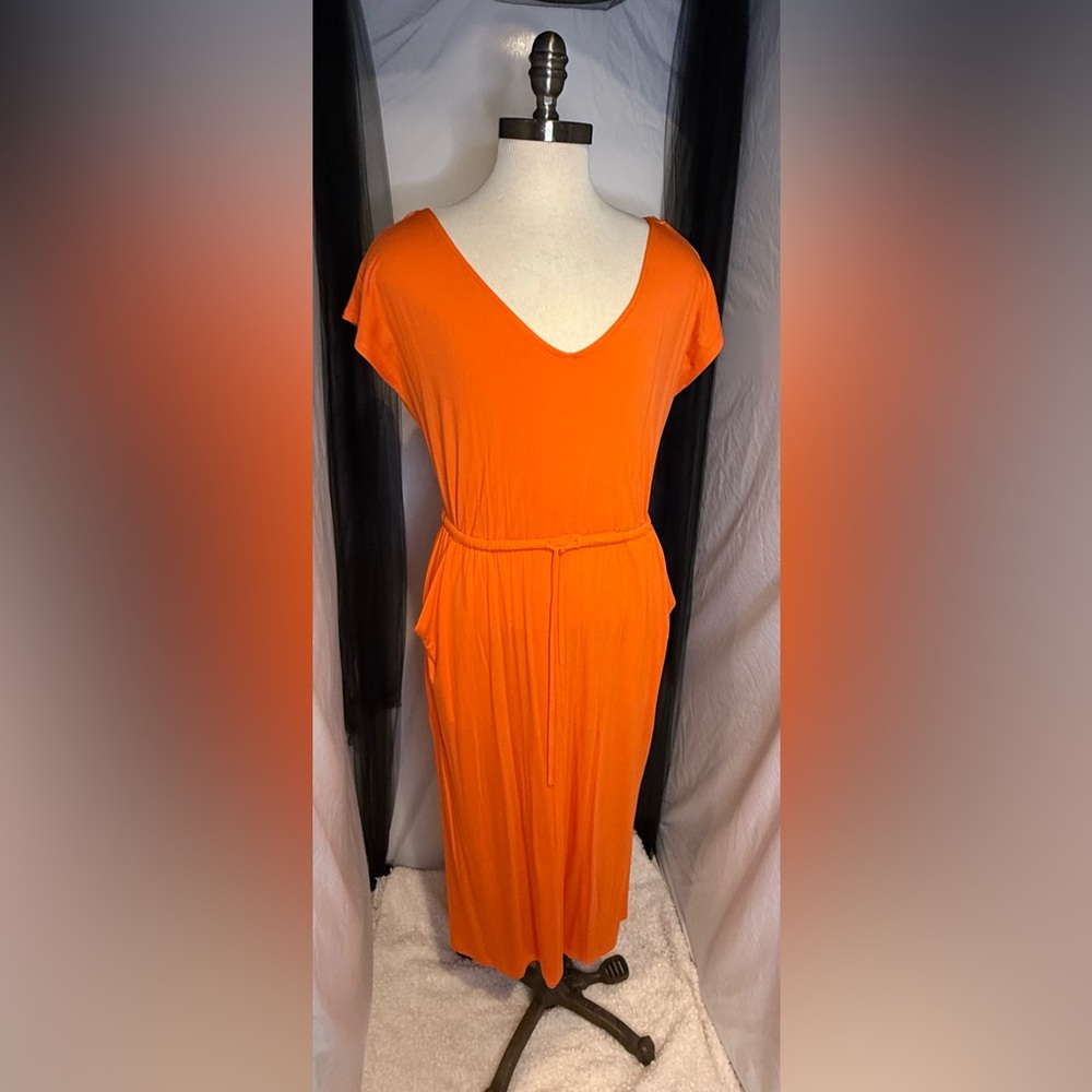 Torrid Bright Orange Maxi Dress